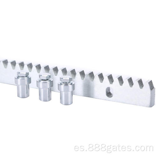 Gear Rack con tornillos de montaje para puertas en voladizo